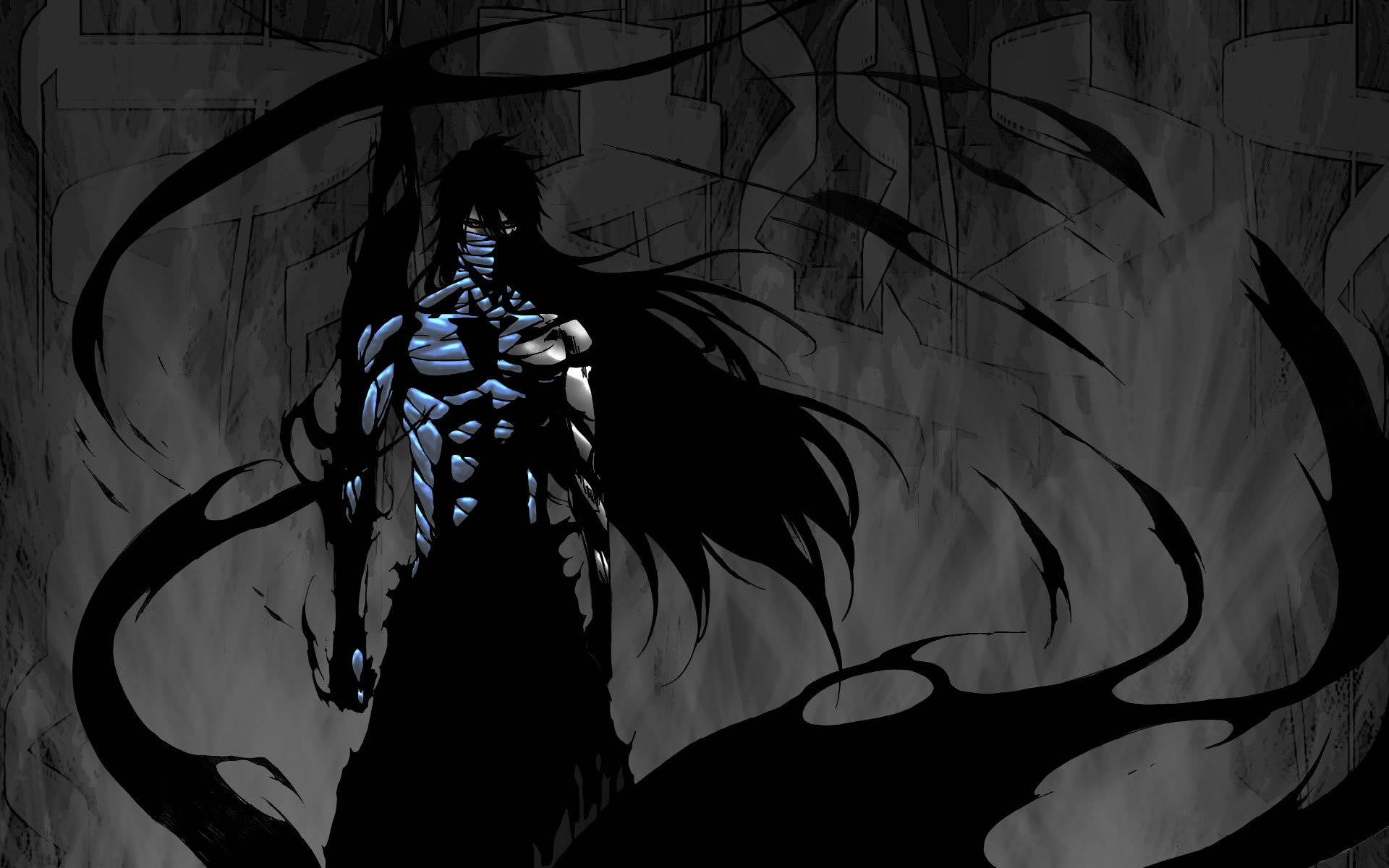 Dark anime character background
